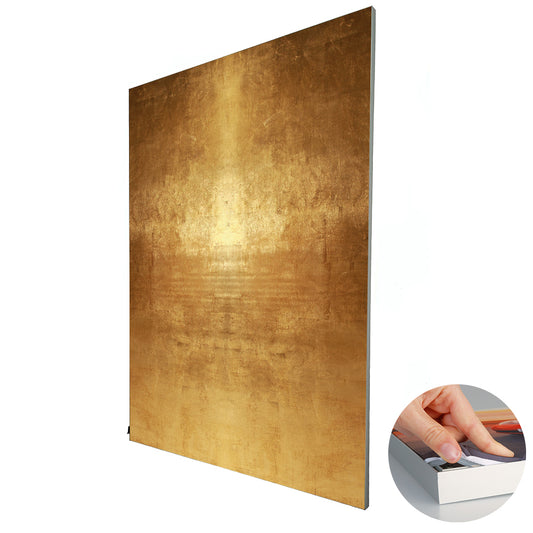 Acoustic picture "Luxury Gold" 44 mm 80 cm x 120 cm