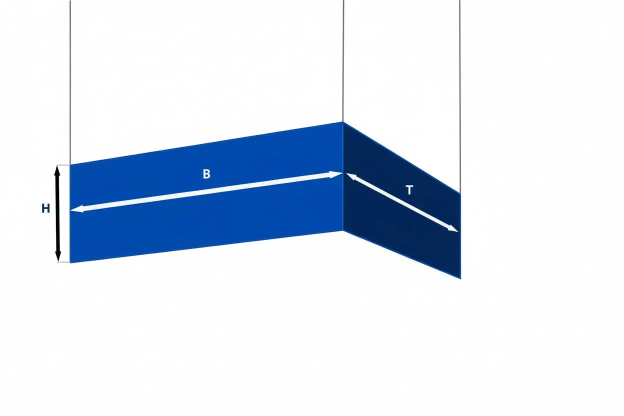 Deckenhänger l-Form