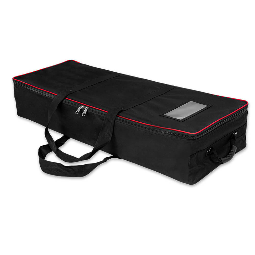 Geschlossener Transportkoffer der Messetheke