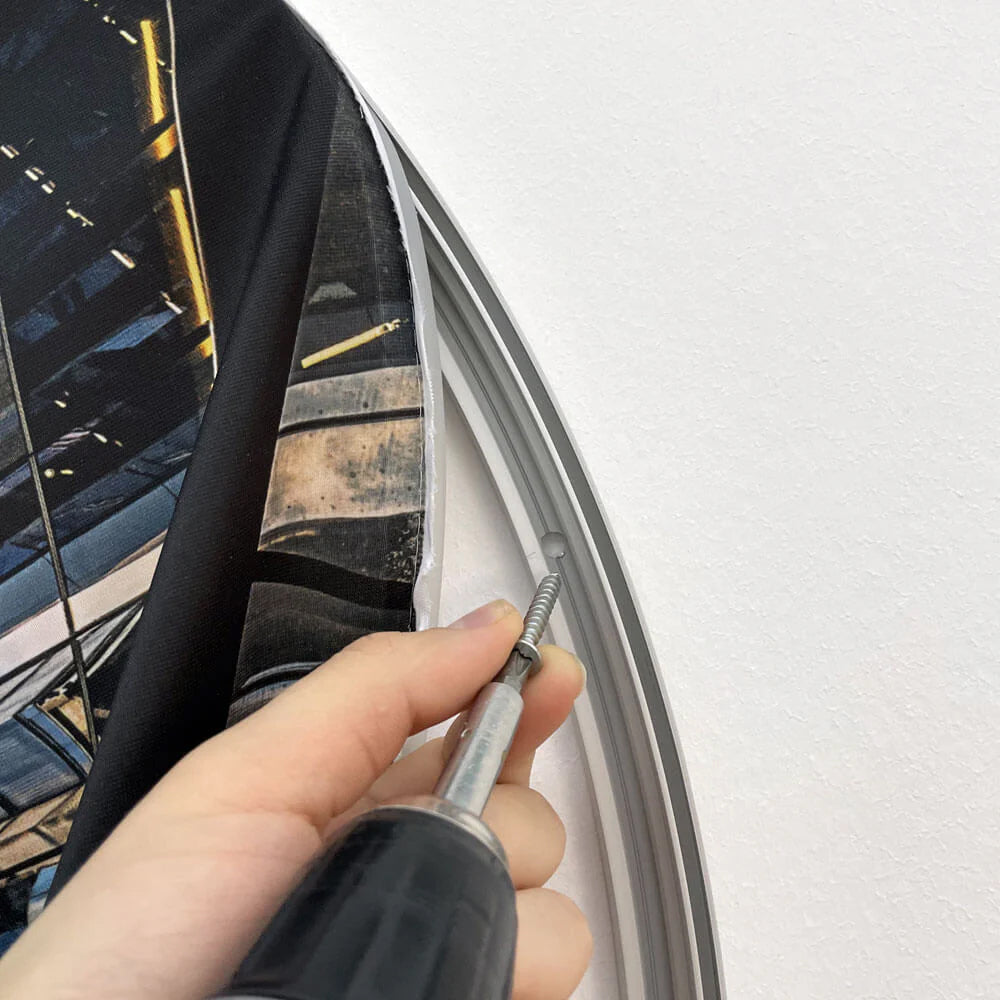 Rundes Akustikbild "Eigenes Motiv" - 19 mm Akustik-Profi