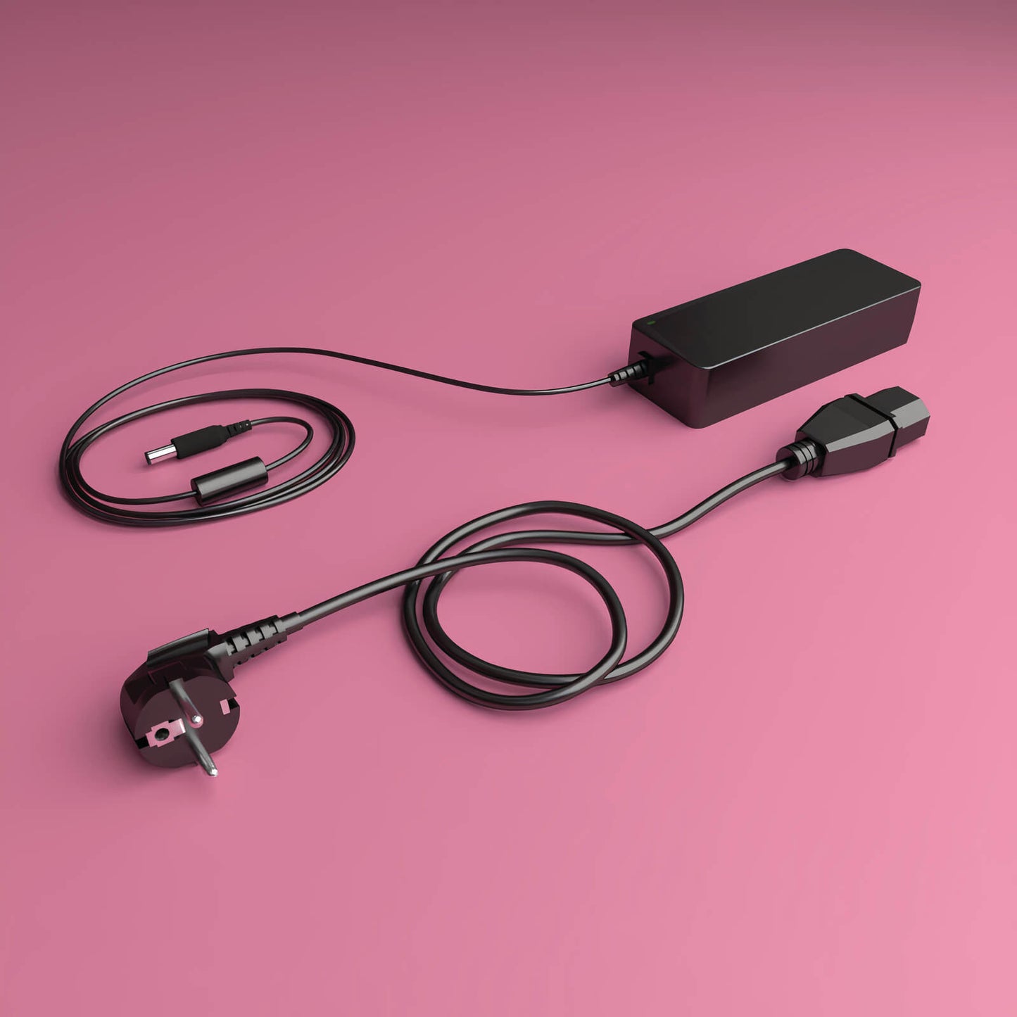 Detailaufnahme des PIXLIP POP Netzgeräts .