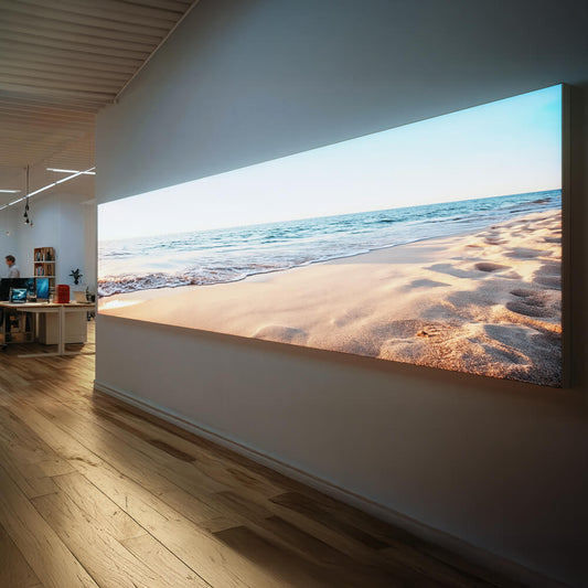 LED-Lichtwand im 55 mm Profil - Flächenlicht