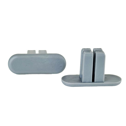 Endkappe für die Alu-Kederschiene für 17 / 44 mm Textilspannrahmen