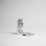 Eckverbinder für 150 mm Textilspannrahmen zur stabilen Verbindung von Aluminiumprofilen und Spannrahmen.