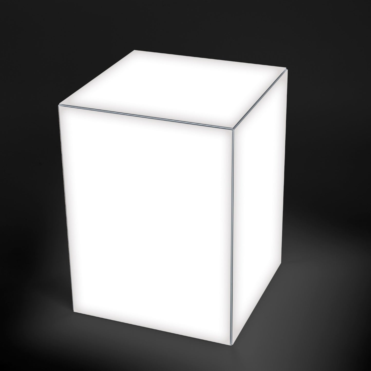 LED-Messewürfel "Cube Solid" beleuchtet Primex