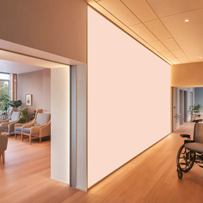 LED light wall Tunable White - in 100 mm profile