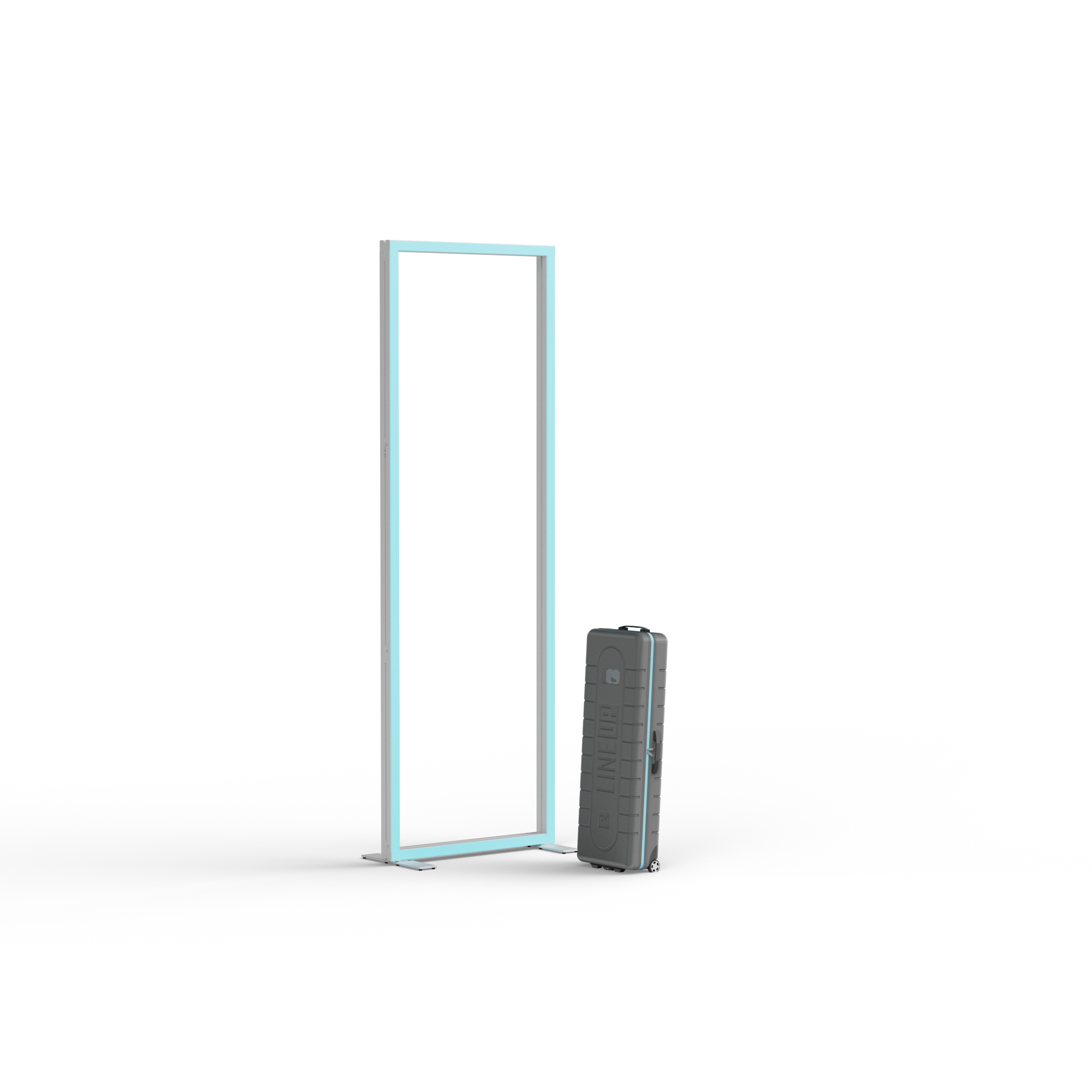 LINE UP Stele mit ABS Koffer