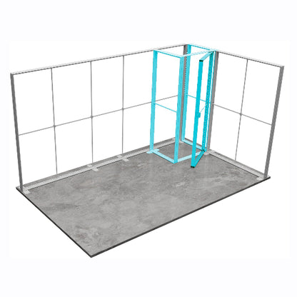 Darstellung der Lightbox ‚Pro 2Go Messekabine ohne Textildruck.