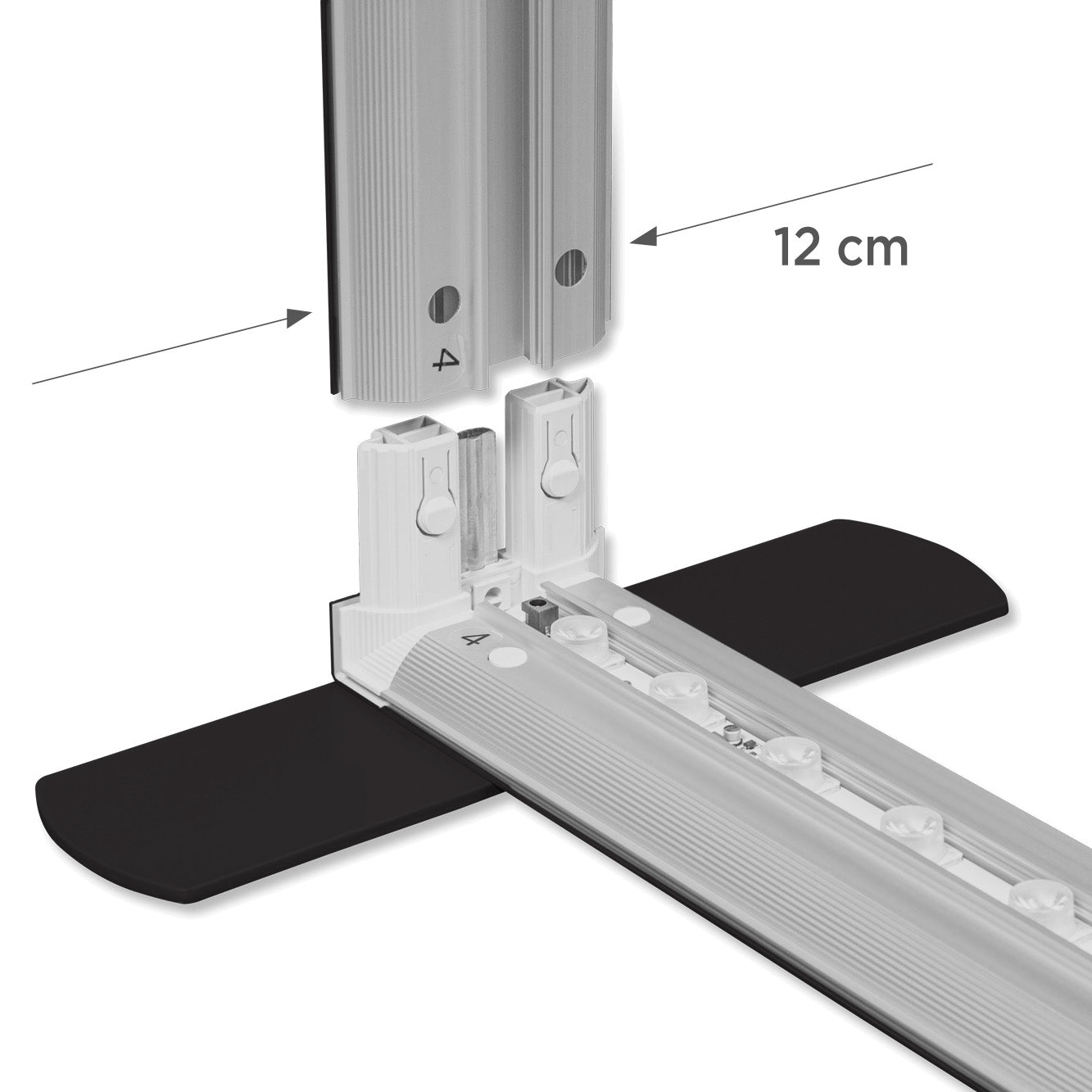 Messewand LIGHTBOX PRO 2go Black Pro Media Plus