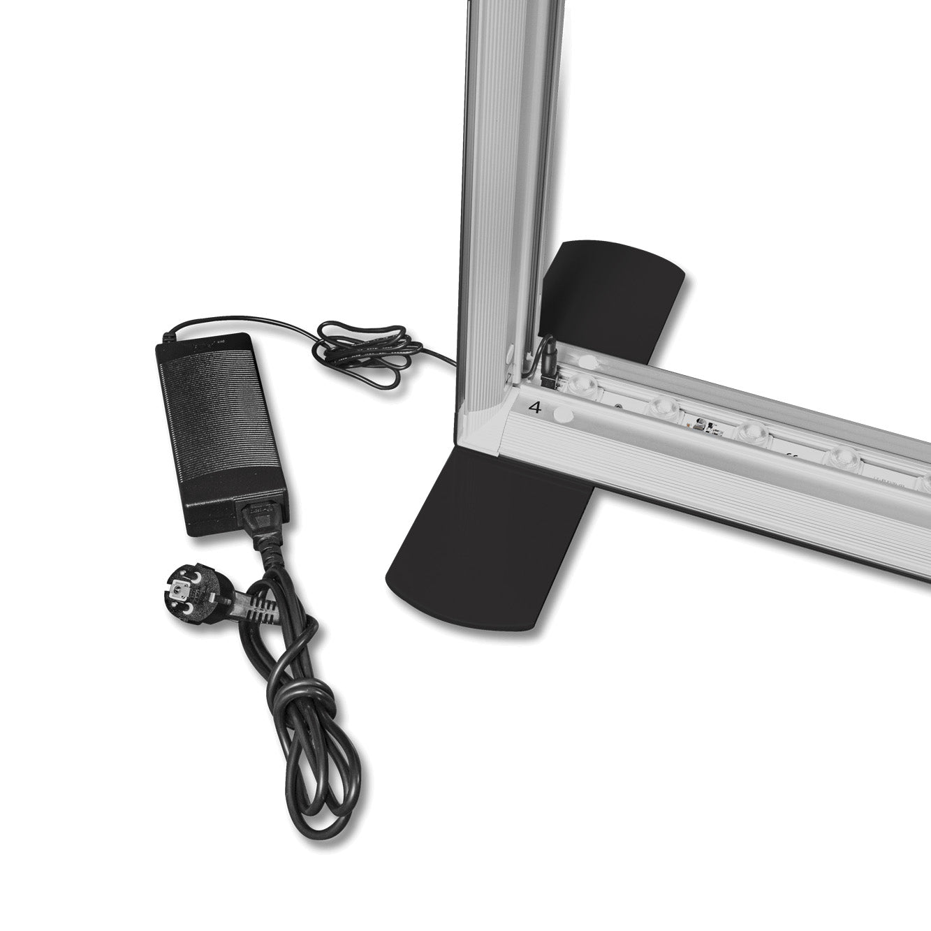 Messewand LIGHTBOX PRO 2go Black Pro Media Plus