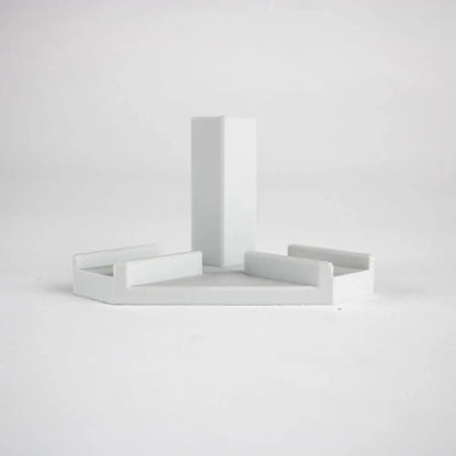 Montagehilfe für Cube Solid Messewürfel zur einfachen und präzisen Montage von Aluminiumprofilen und Messewürfeln.