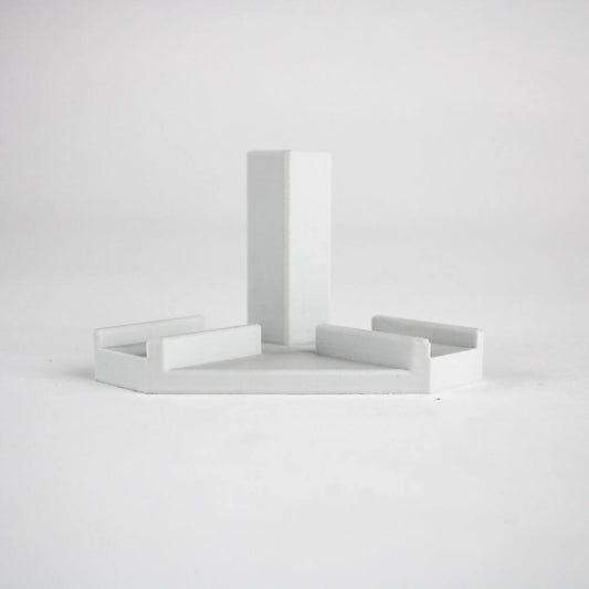 Montagehilfe für Cube Solid Messewürfel zur einfachen und präzisen Montage von Aluminiumprofilen und Messewürfeln.