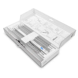 Transportkarton der beleuchteten Messestele Lightbox Flex 2go 