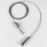 Seilabhaenge Set hoehenverstellbar mit Feder fuer Profil 44mm mit Nut