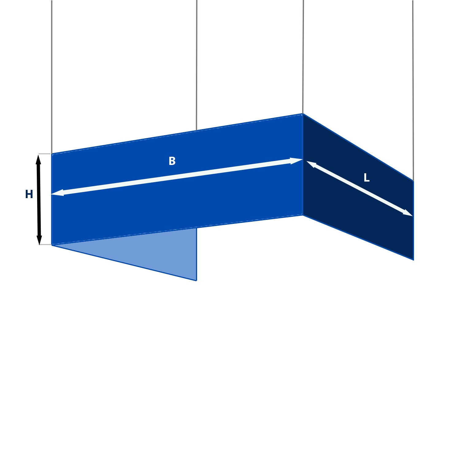 Fair LED ceiling hanger illuminated