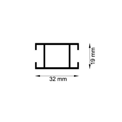 Stabilisierer (Zargen) 32/19 mm Primex