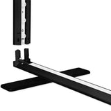 Primex LIGHTBOX FLEX 2go mit schwarzem Aluminiumprofil, Standfuß und Stromanschluss