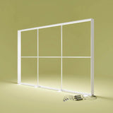 Primex Pixlip GO LED lightbox profile detail with out Stoffbanner .