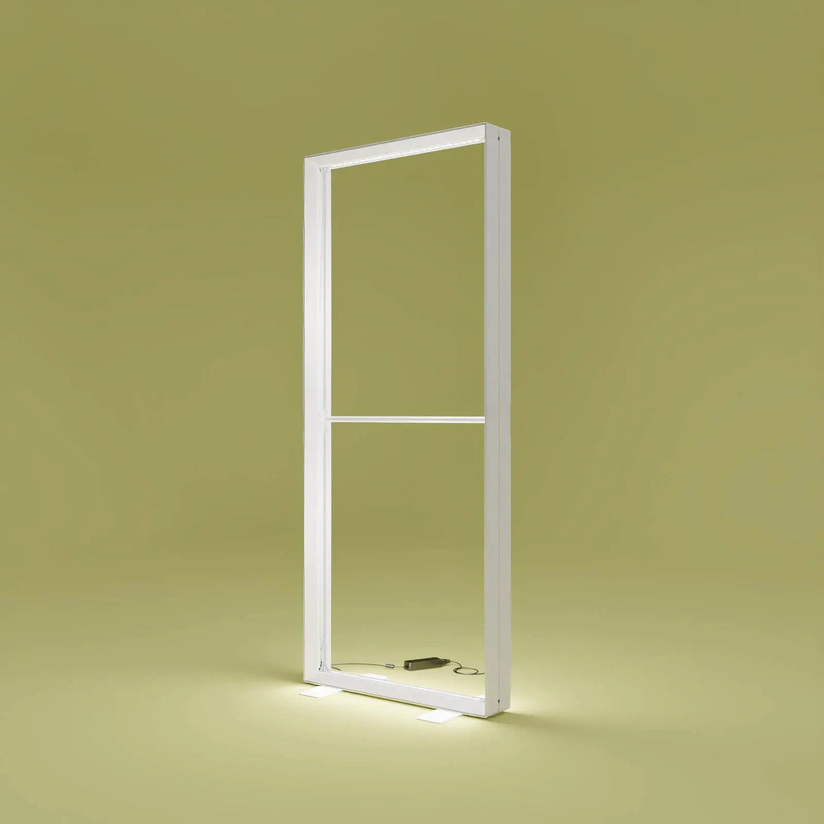 PIXLIP GO Leuchtwand aluminum frame detail ohne Stoffbanner .