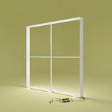 PIXLIP GO Lightbox aluminum frame detail with out Stoffbanner .