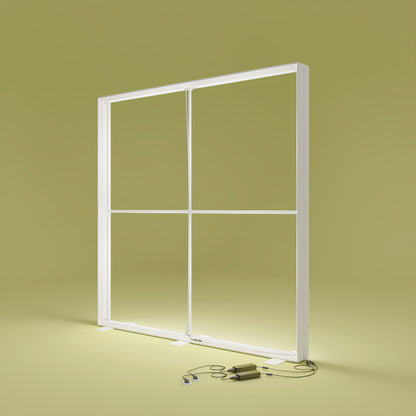 PIXLIP GO Lightbox aluminum frame detail.