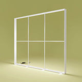 PIXLIP GO Lightbox aluminum frame detail with out Stoffbanner ohne Stoffbanner  .