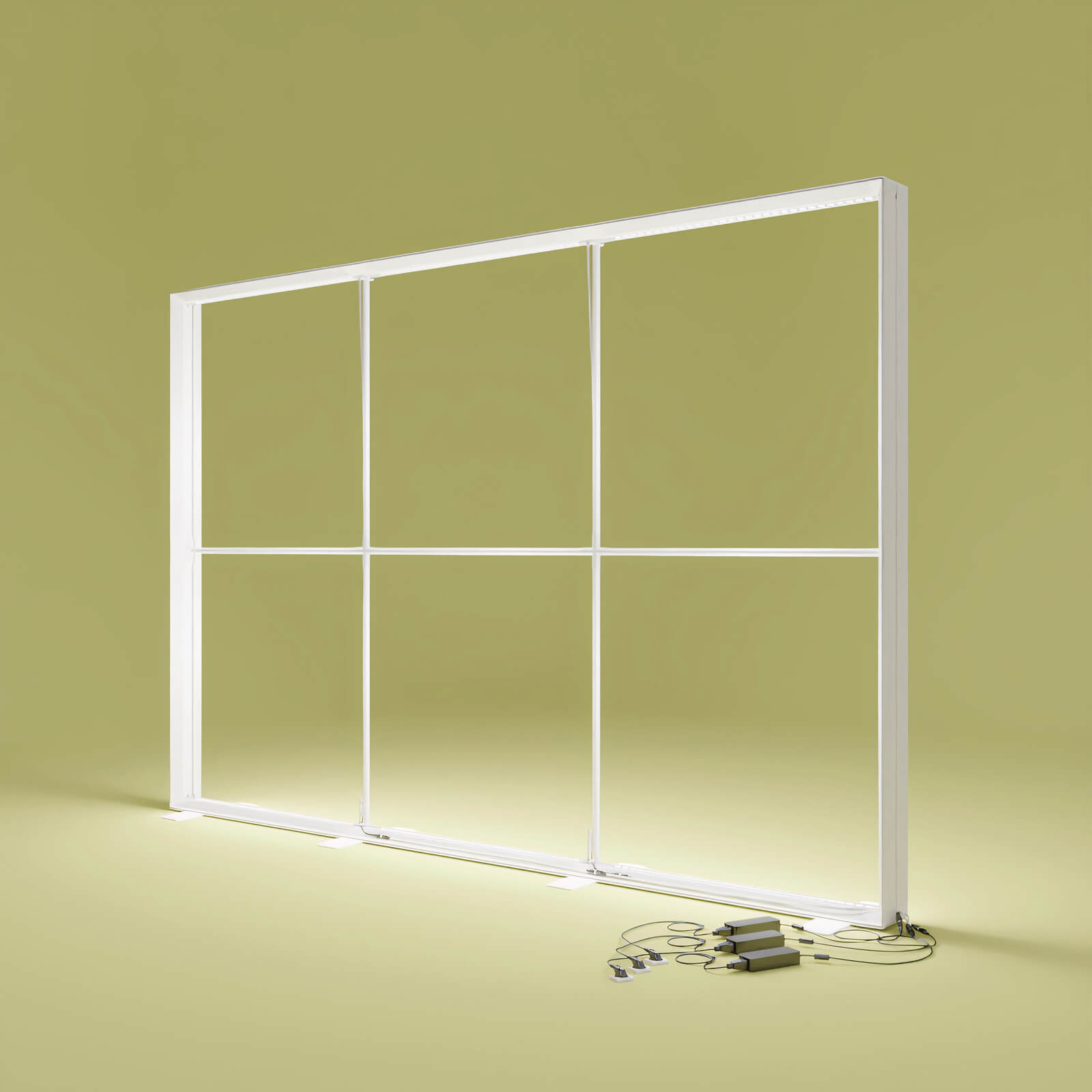 PIXLIP GO Lightbox aluminum frame detail.