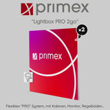 Video der LED-Messewand LIGHTBOX PRO 2go mit schrittweisem Aufbau. Gezeigt wird die Montage des modularen Messesystems bis zur fertig aufgebauten beleuchteten Messewand.