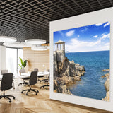 XXL- Akustikbild mit individuellem Motiv im  Bürobereich.