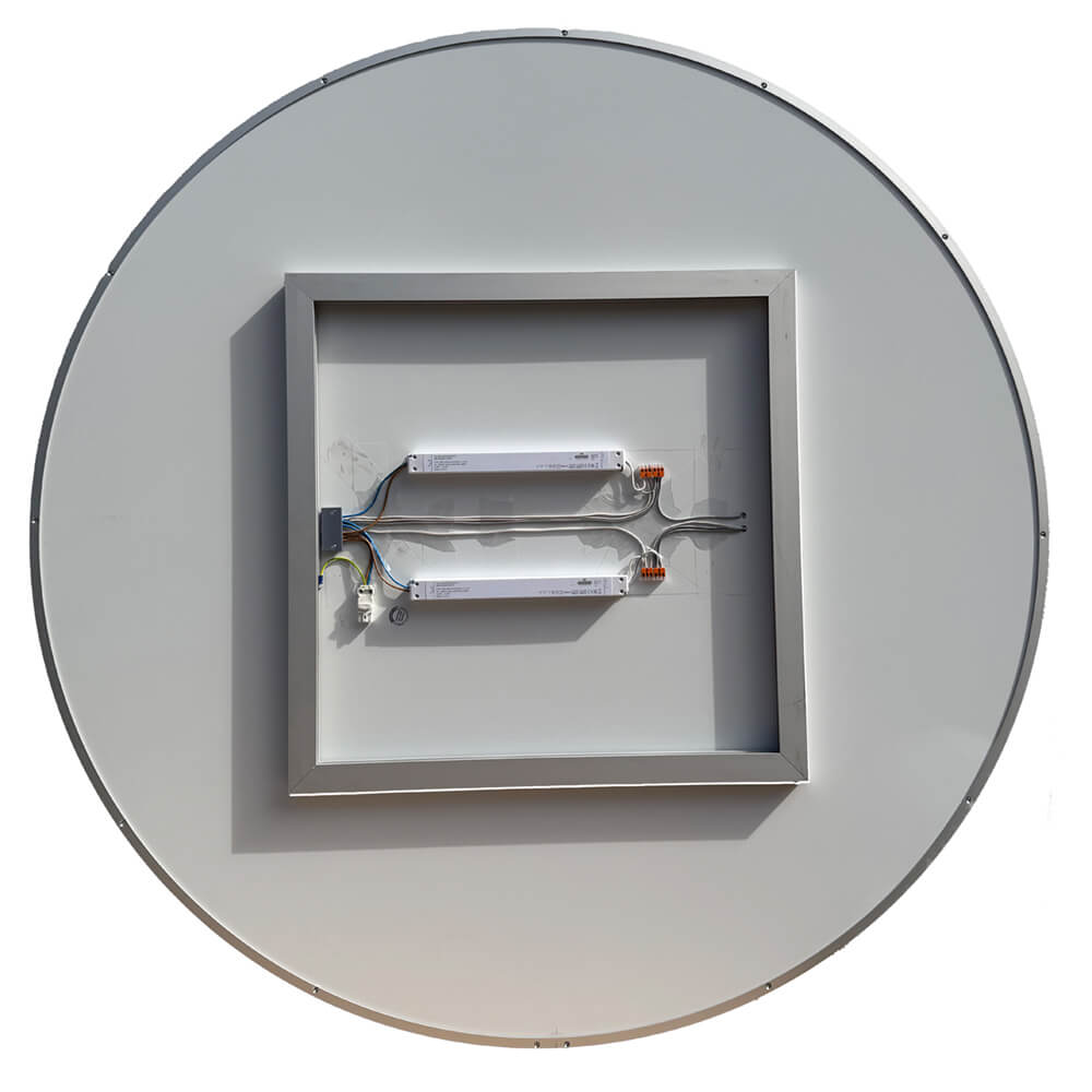 Plafonnier lumineux rond profilé de 55 mm-éclairage de surface
