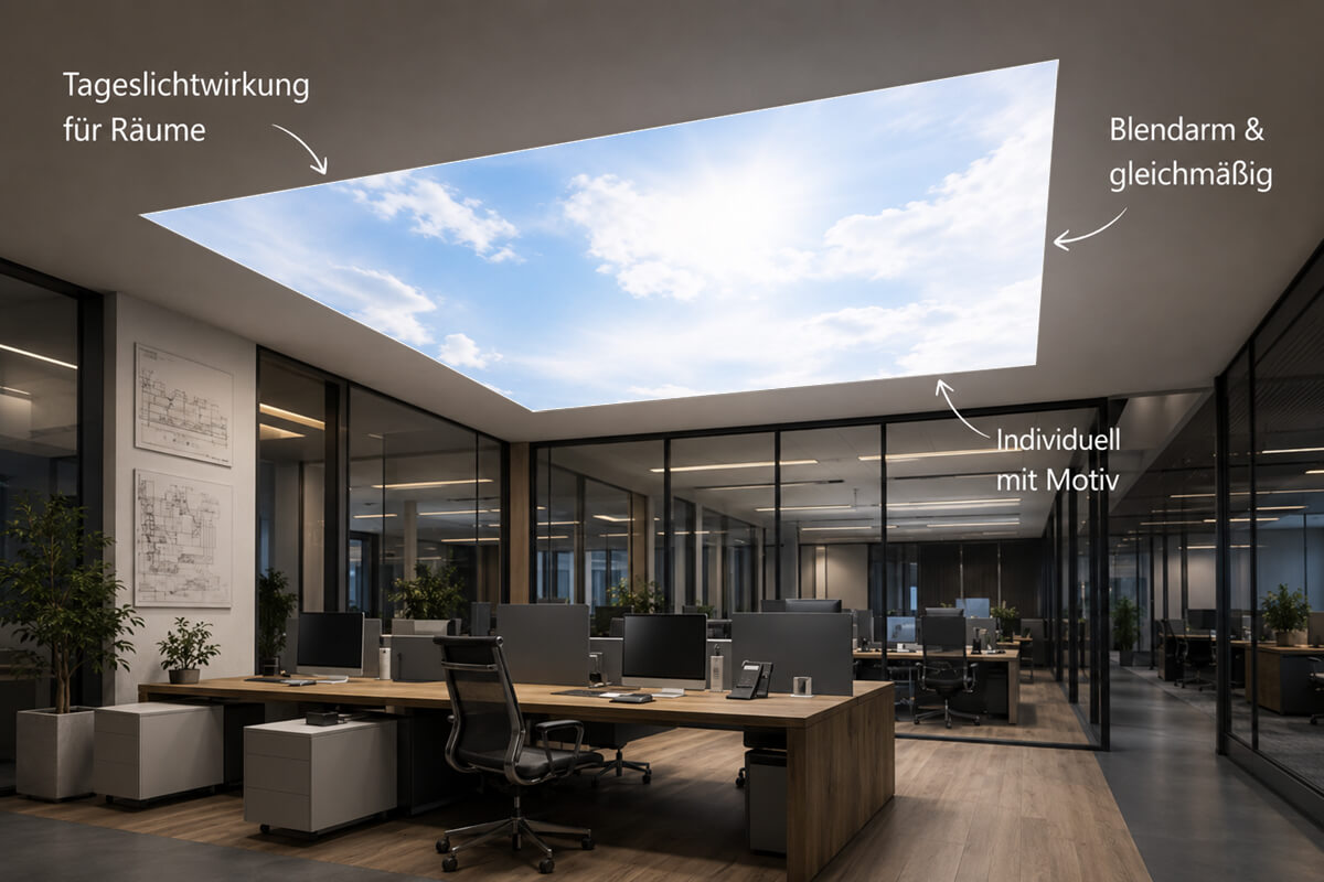 Erklärbild zur der Frage "Was ist eine Lichtdecke"