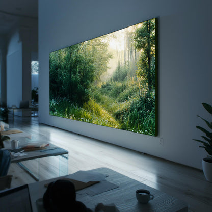 LED-væglys med kantbelysning i 100 mm profil