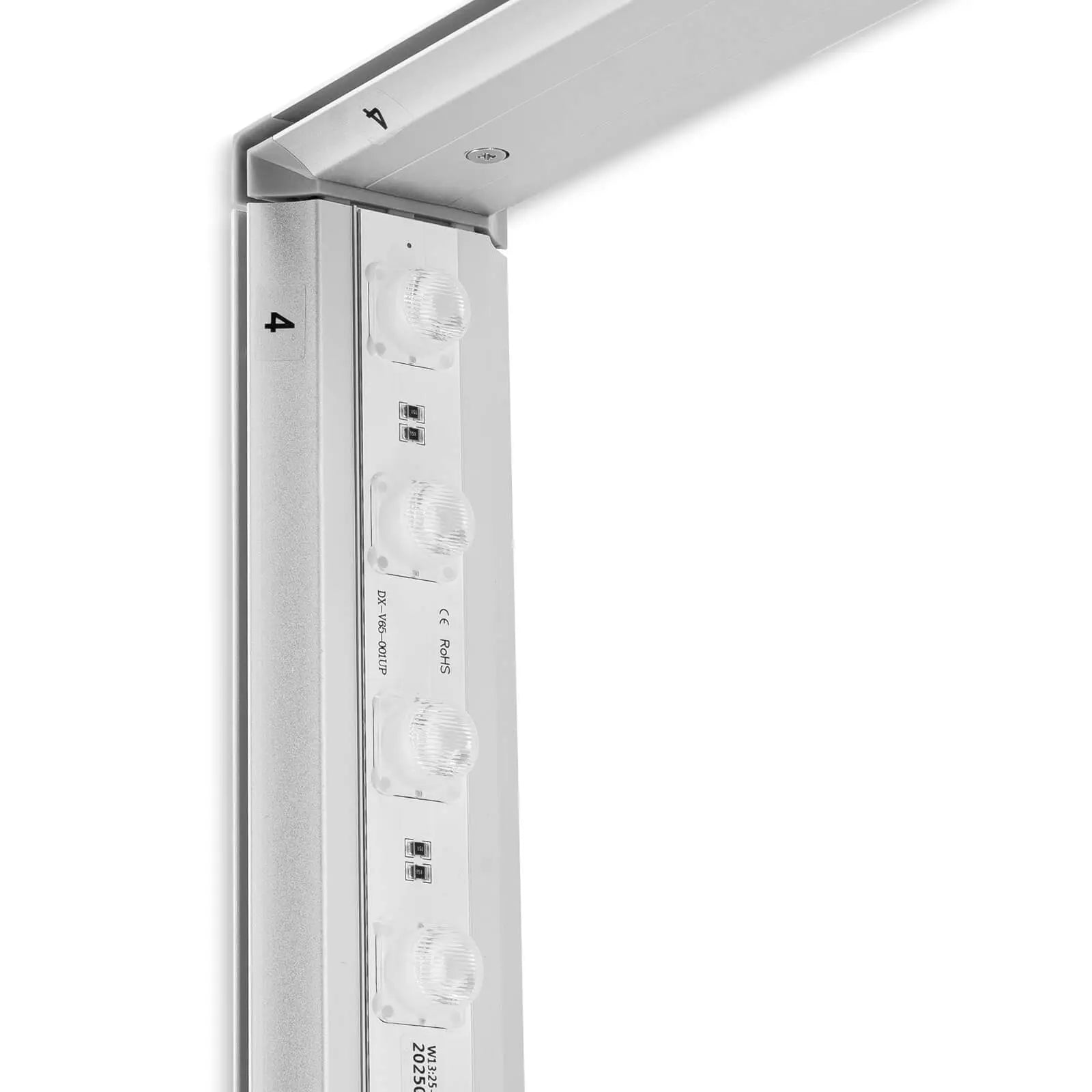 Kompakte LED-Messewand LIGHTBOX FLEX 2go - SLIM mit vormontierten LED-Modulen