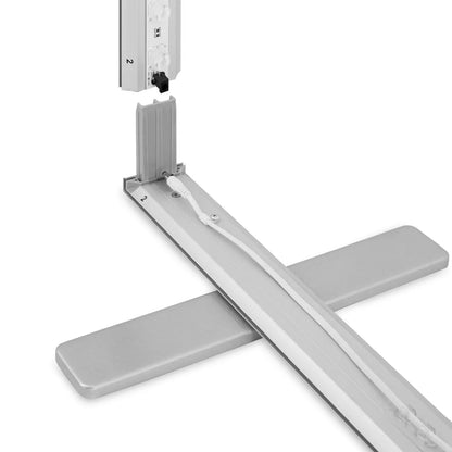 LIGHTBOX FLEX 2go - SLIM Messewand mit Aluminiumprofil, Standfuß und Stromanschluss