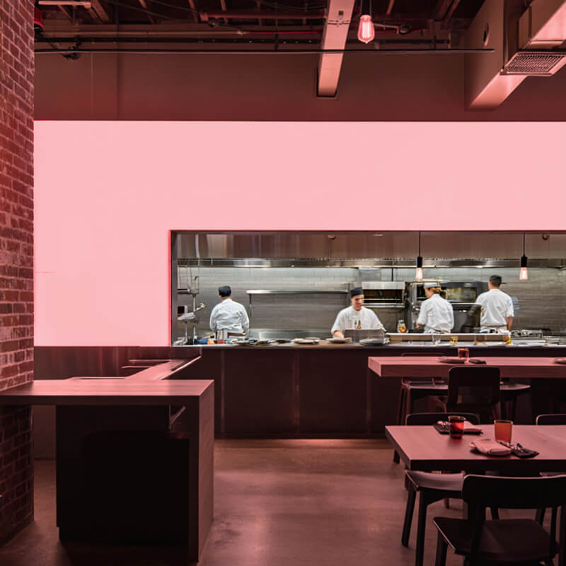 LED-Lichtwand RGBW im 100 mm Profil Primex