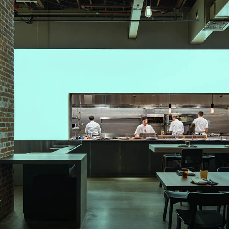 LED-Lichtwand RGBW im 100 mm Profil Primex