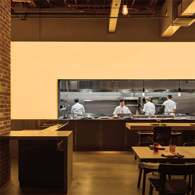 LED-Lichtwand RGBW im 100 mm Profil