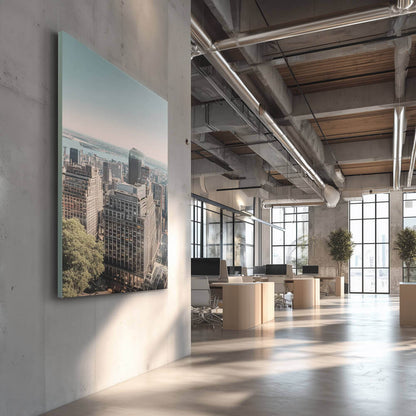 Mehrere SILMEA Core Akustikbilder als skalierbares Akustiksystem für große Büroflächen und Objektbereiche