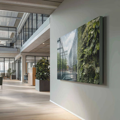 Mehrere SILMEA Pro Akustikbilder als skalierbares System zur Schallreduktion in großen Büroflächen