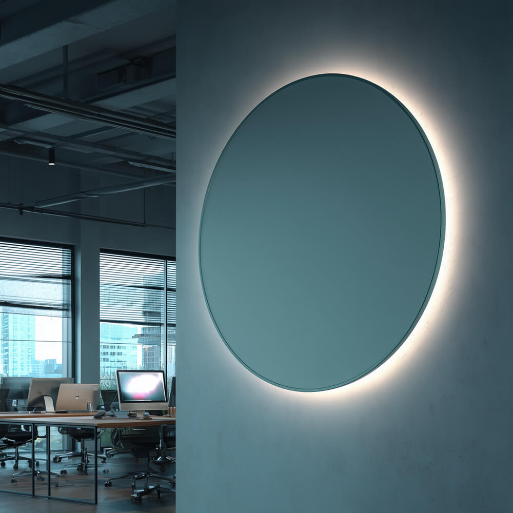 SILMEA Round Schallabsorber schafft angenehme Raumakustik in Empfangsbereichen, Eingangsbereichen und Foyers