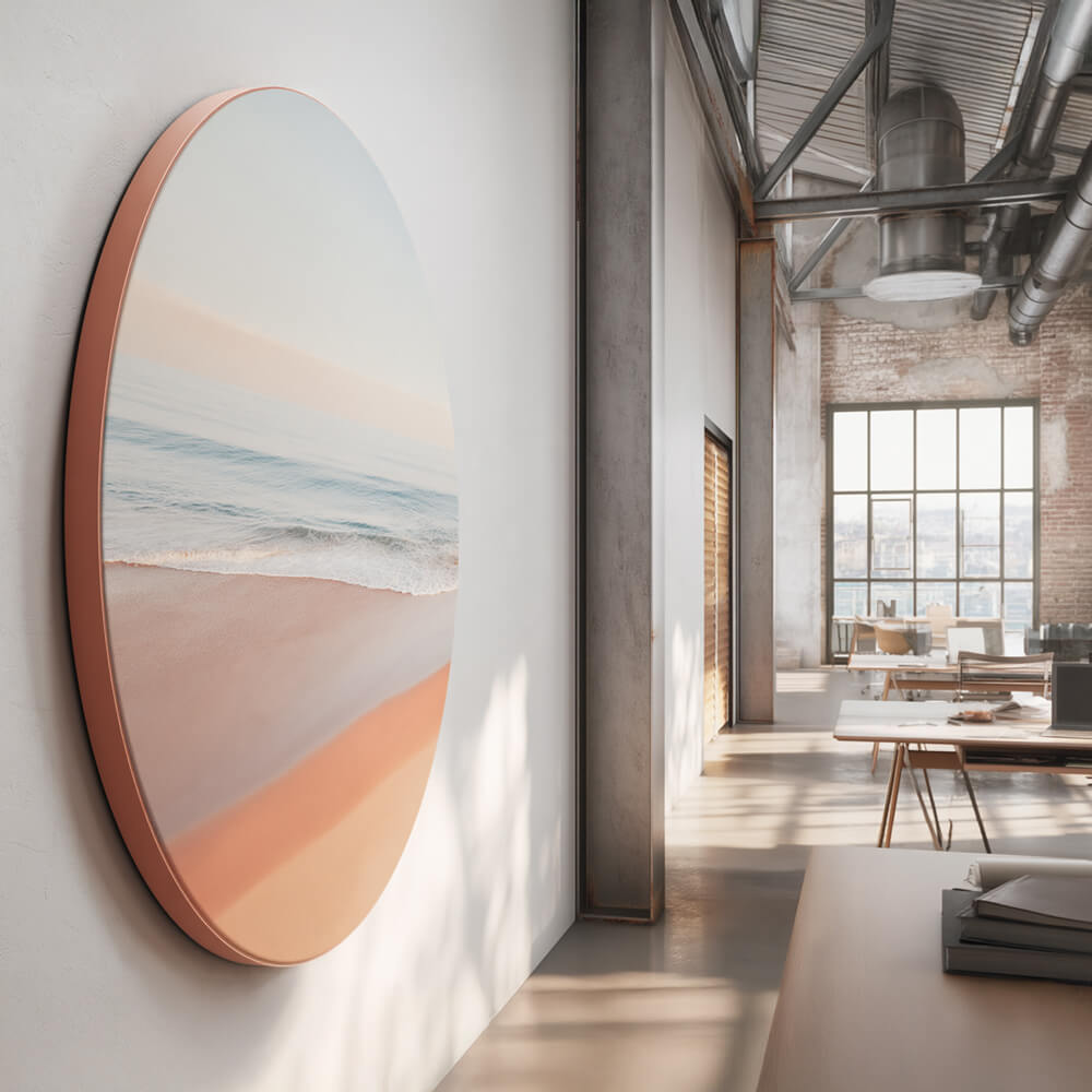 SILMEA Round Schallabsorber verbessert die Raumakustik und unterstützt Kommunikation in offenen Bürobereichen